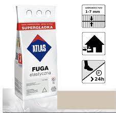 ATLAS FUGA ELASTYCZNA GŁADKA 212 5KG SZARO-BRĄZOWA