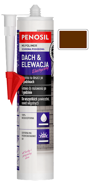 Dach&Elewacja MS Polimer Brązowy 290ml