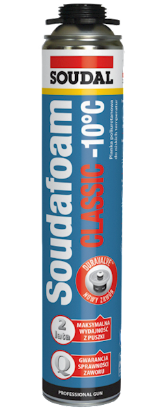 Piana pistoletowa Soudal CLASSIC 750ml zima (-10*C)