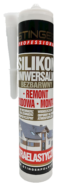 Silikon uniwersalny BEZBARWNY Stinger 300ml