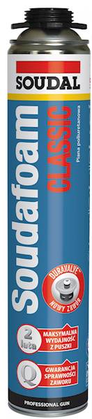 Piana pistoletowa Soudal CLASSIC 750ml lato