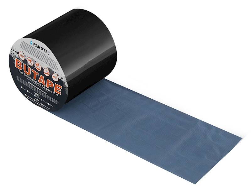 Dekarska butylowa BuTape 0,6mm - CZARNY  75mm x 10m