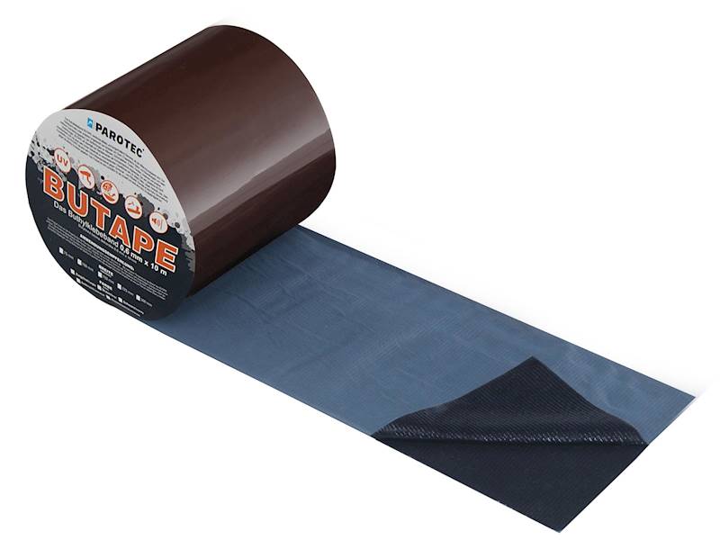 Dekarska butylowa BuTape 0,6mm - BRĄZ  75mm x 10m