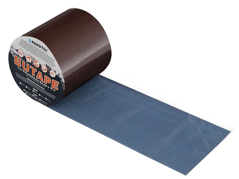 Dekarska butylowa BuTape 0,6mm - BRĄZ  75mm x 10m