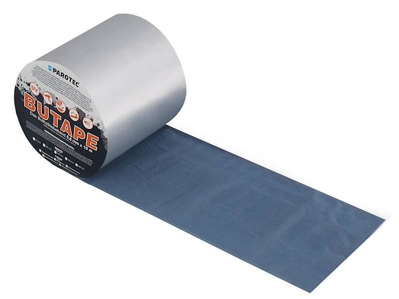Dekarska butylowa BuTape 0,6mm - ALUMINIUM  75mm x 10m