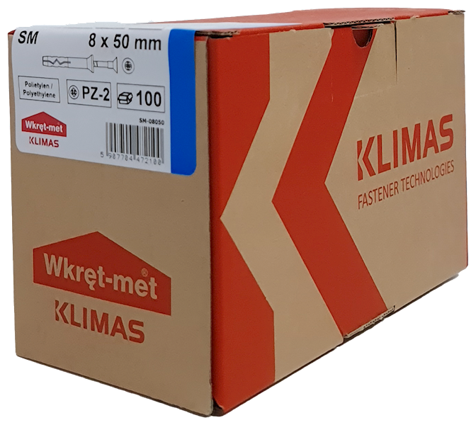 Kołki rozporowe uniwersalne KW 6x60 mm - (100 szt)
