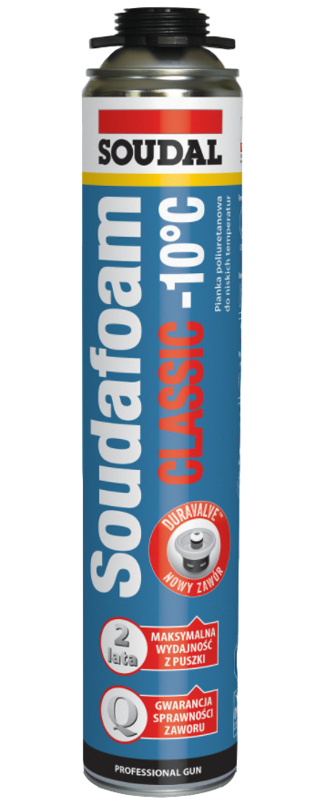 Piana pistoletowa Soudal CLASSIC 750ml zima (-10°C)