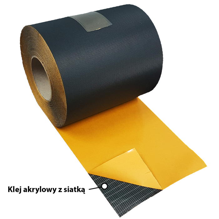 EPDM 400mm x 0,75mm 20m/rol PEŁNY KLEJ