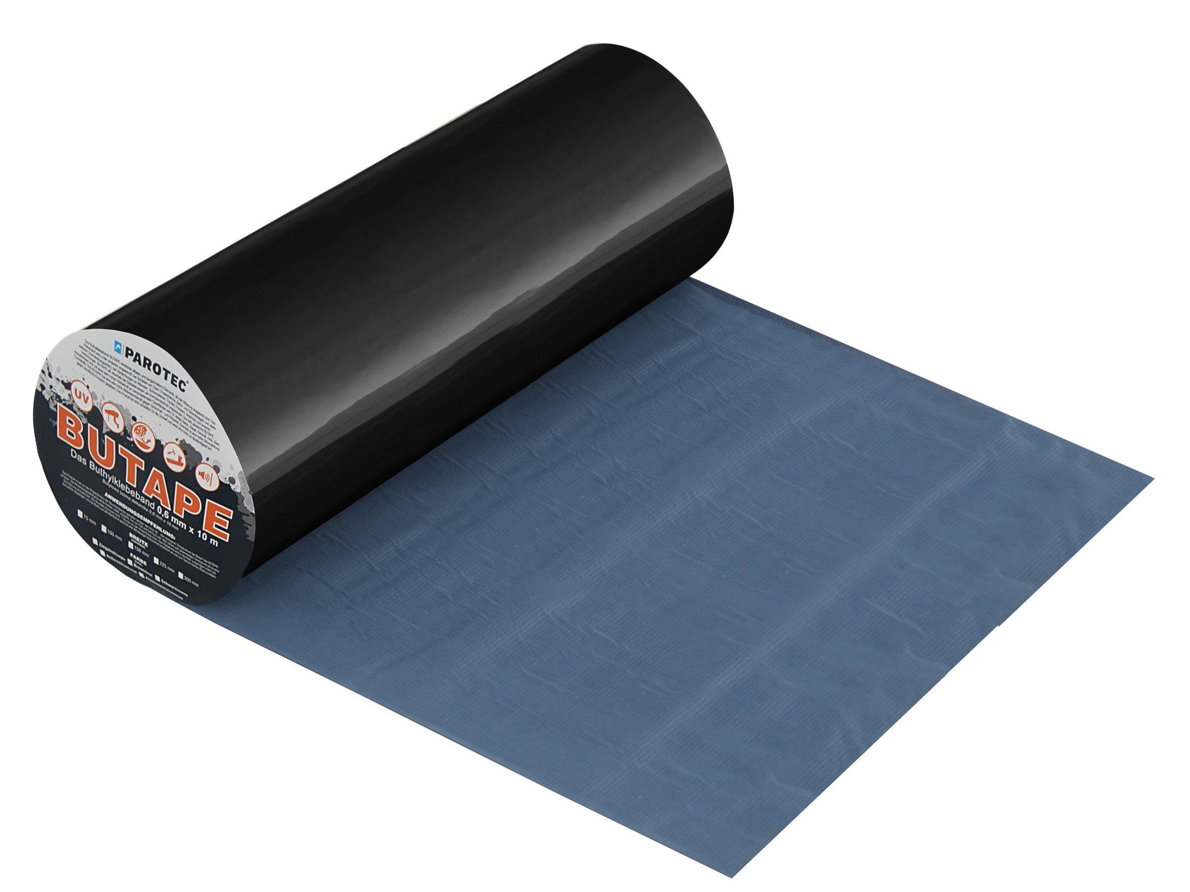 Dekarska butylowa BuTape 0,6mm - CZARNY 300mm x 10m