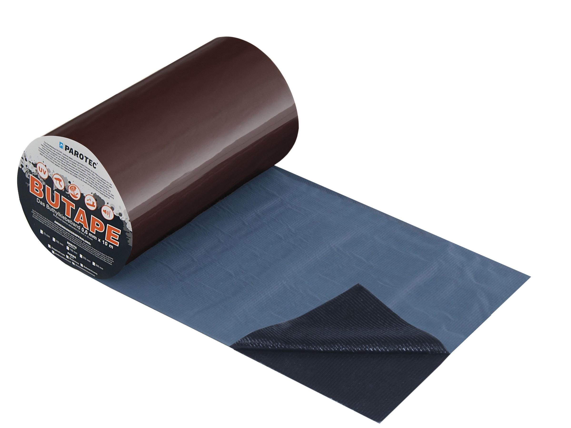 Dekarska butylowa BuTape 0,6mm - BRĄZ 150mm x 10m