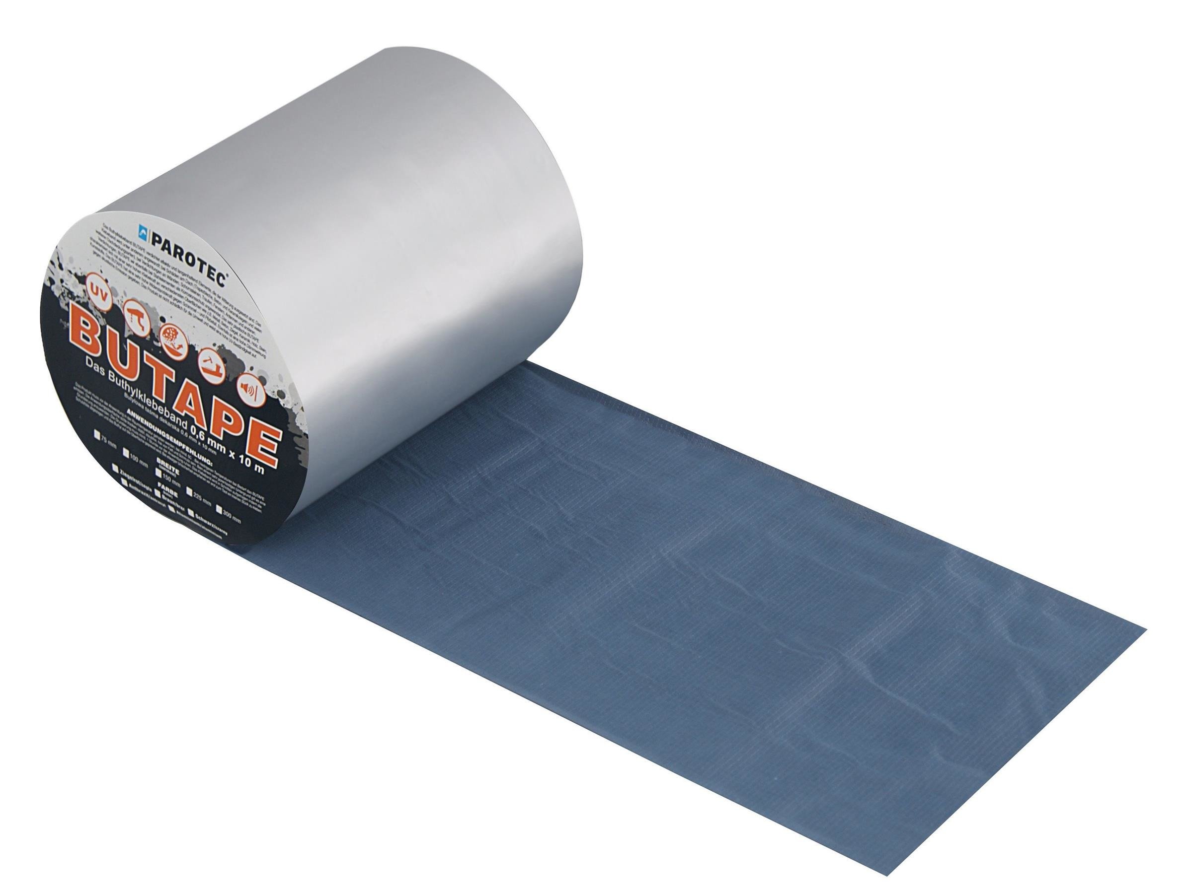 Dekarska butylowa BuTape 0,6mm - ALUMINIUM 100mm x 10m