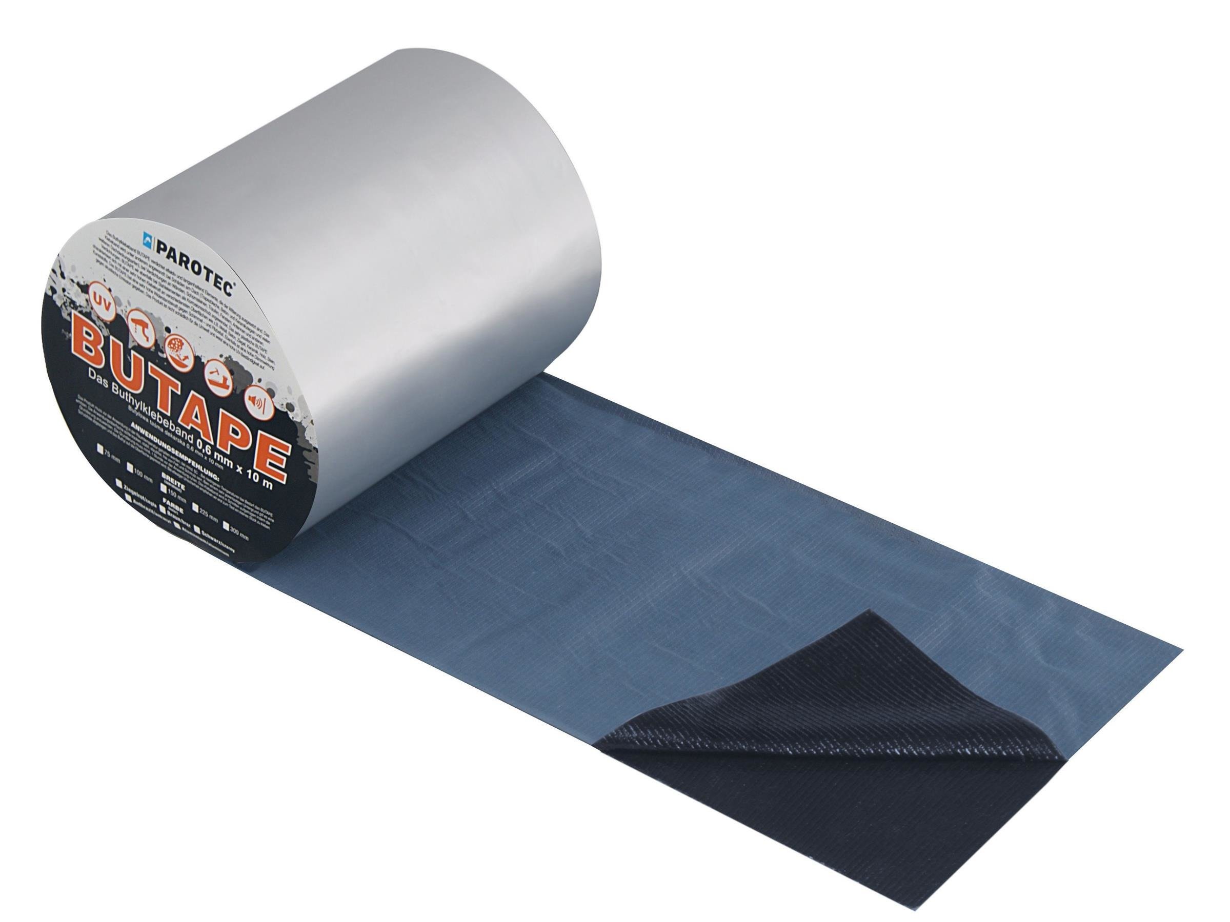 Dekarska butylowa BuTape 0,6mm - ALUMINIUM 100mm x 10m