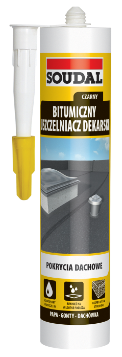 Uszczelniacz Bitumiczny Soudal Czarny 280ml