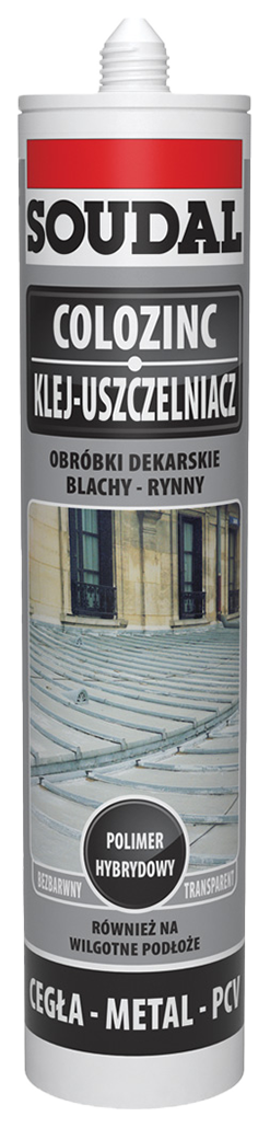 COLOZINC klej - uszczelniacz BEZBARWNY 290ml