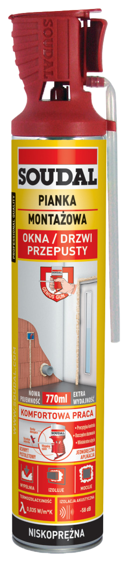 Piana GG okna drzwi przepusty 770ml LATO