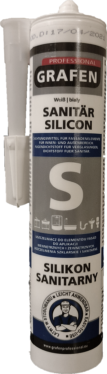 Silikon Soudal sanitarny 280ml |  CZARNY