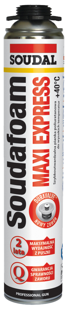 Piana pistoletowa Soudal MAXI EXPRESS 870ml | LATO