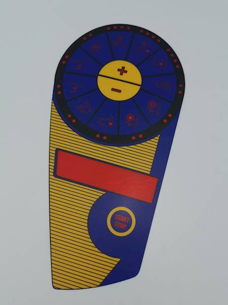 Naklejka na panel do Soltrona XL M // Sticker for Soltron device controls art. 800225