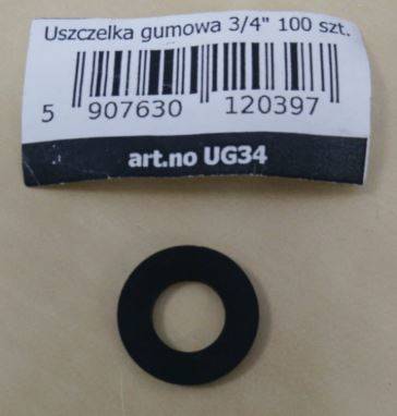 Uszczelka gumowa 3/4" // Rubber gasket 3/4" art. 00001190