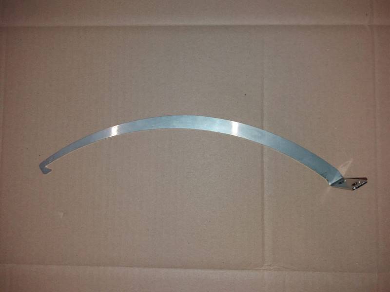 Wspornik stopujący pleksy bocznej Prawy/Site acrylic stop bracket right MS 7900/6800 Alpha/Int. art. 3113000106