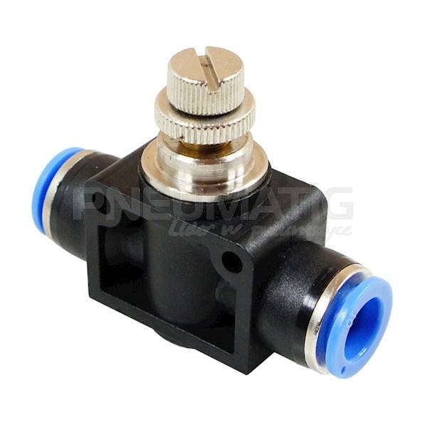 Zawór przepływowy z regulacją 6mm // Flow valve regulatable art. 65801