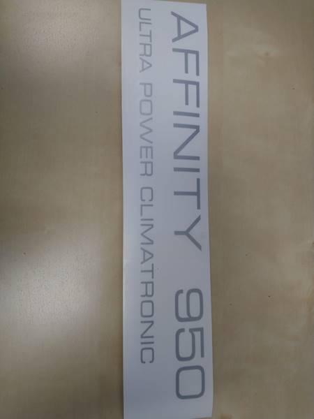 Naklejka "Affinity 950 Ultra Power Climatronic" // Sticker "Affinity 950 Ultra Power Climatronic" art. 72103