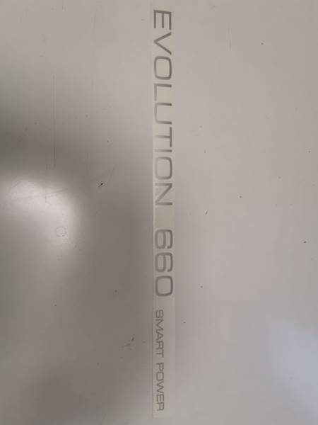 Naklejka na blende // Blende sticker "EVOLUTION 660 SMART POWER" art. 72104