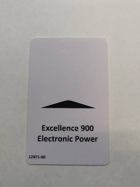 Karta Chip // Chip card Ergoline Excellence Electronic Power art. 12471