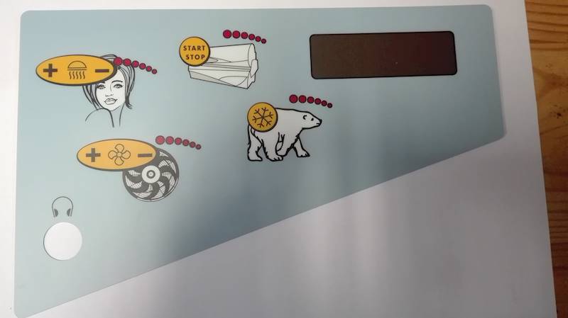 Naklejka na panel/Display sticker Soltron X60 zamiennik art. 57864