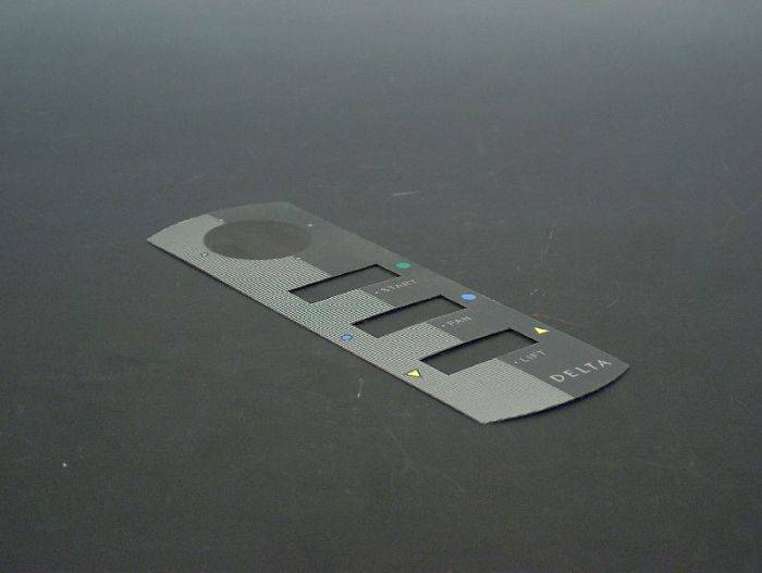 Naklejka na panel sterowania Luxura Delta // Luxura Delta control panel sticker art 08564