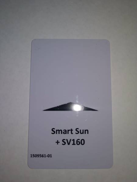Karta chip // Chip card Smart Sun + SV160 art. 1509561