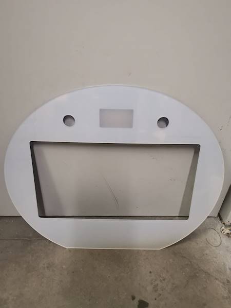 Płyta lustrzana zewnętrzna KBL T200 Vibra Full /przyciski mechaniczne/ art. 869011