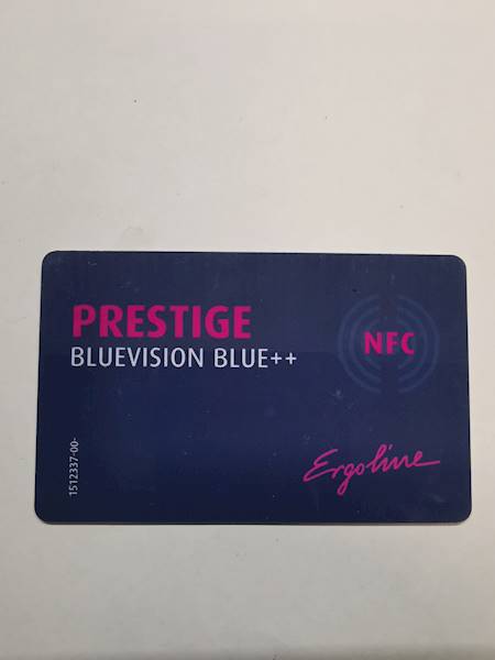 Karta NFC // NFC Card Bluevision "Ergoline Blue +25" 1512337-00