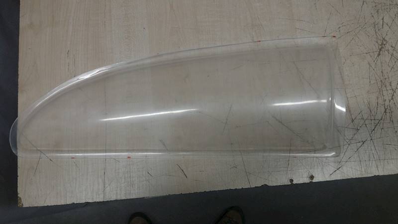 Dekor górny ( oko ) prawy Kbl 6800 część transparentna // Top decor (eye) right Kbl 6800 transparent part art. 00000990