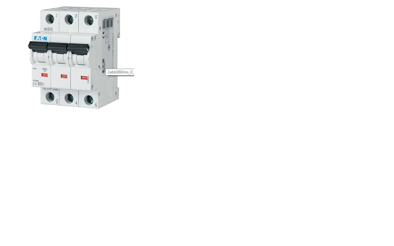 Bezpiecznik trójfazowy // Tri-phase circuit breaker B25A art 10970