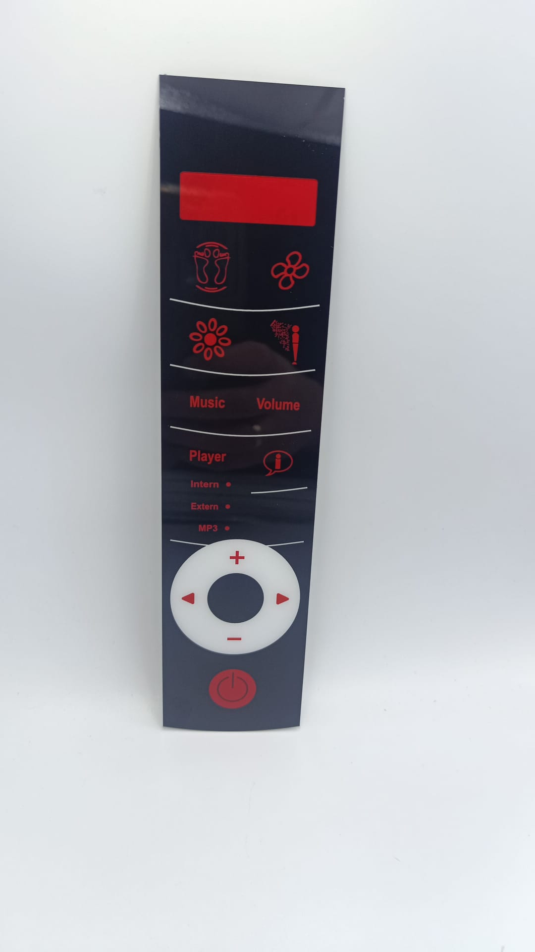 Elewacja panelu sterowania (Czarna) // Control panel sticker Soltron Sunrise art. 00001276