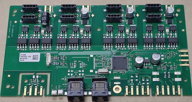 PCB Płytka sterowania ledami // LED control board Ergoline Prestige 1400/1600 art. 1507475