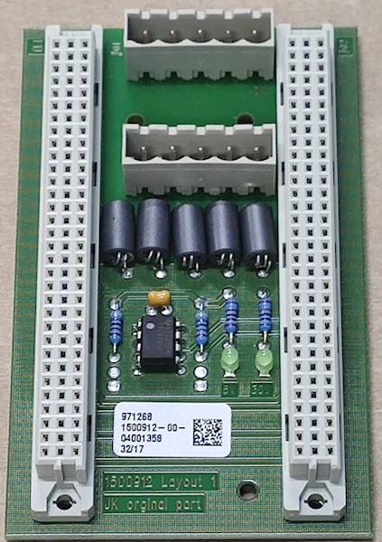 PCB Slot płytki wentylatorków opalaczy twarzy Ergoline Affinnity // PCB slot for Ergoline Affinnity facial tanner fans art 1500912