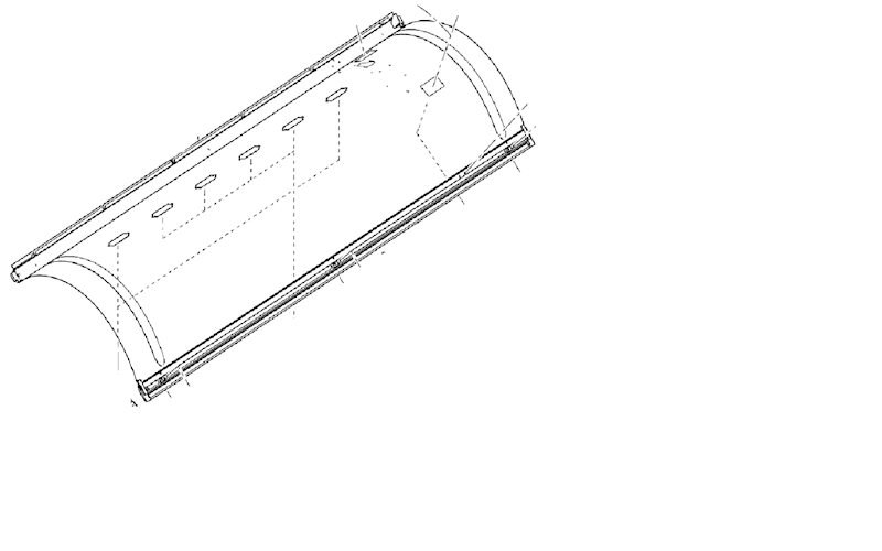płyta akrylowa górna / canopy old type Evolution 500/575/600/660 (zamiennik-replacement) art. 75110204