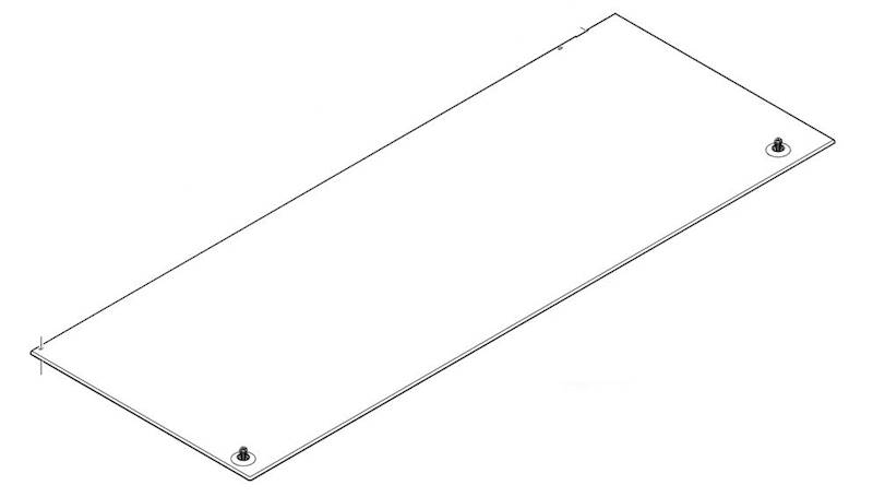 płyta akrylowa dolna / base acrylic Advantage 350 ( zamiennik-replacement) art. 75110801
