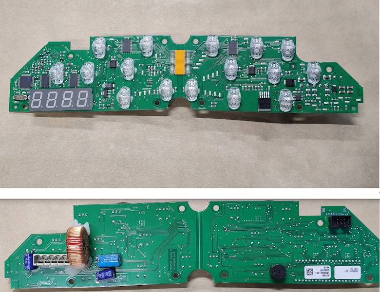 PCB Panel sterowania // PCB cockpit control type II Ergoline Ex/Ev art. 1509669-00