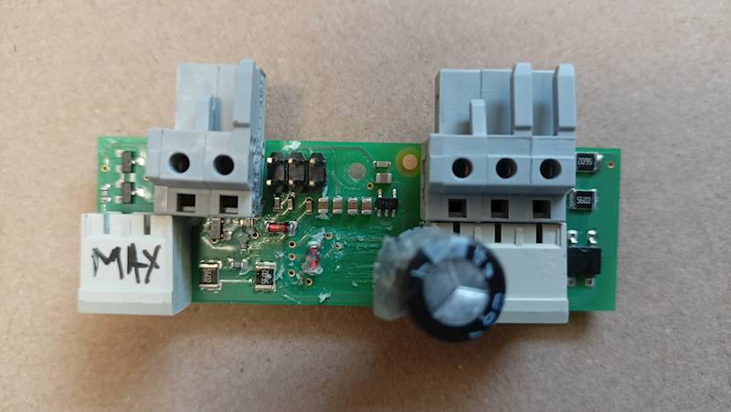 PCB Adapter dławika elektronicznego Dali do DSI Ergoline // PCB Dali electronic ballast adapter for DSI Ergoline  art. 00001947