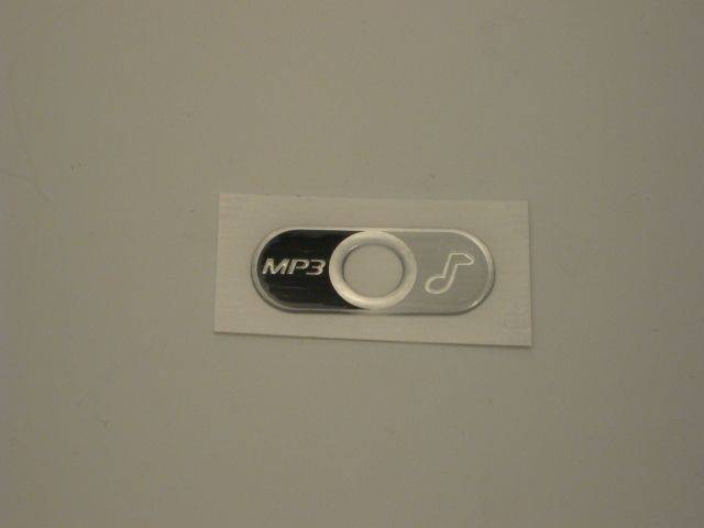 Naklejka "MP3" Luxura // MP3 Sticker art. 20691