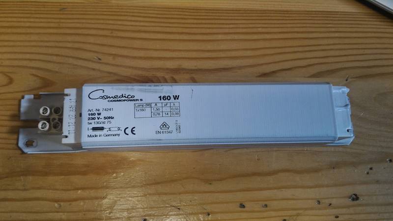 Dławik Magnetyczny slim // Magnetic ballast slim 160 W Używany Art. 143851