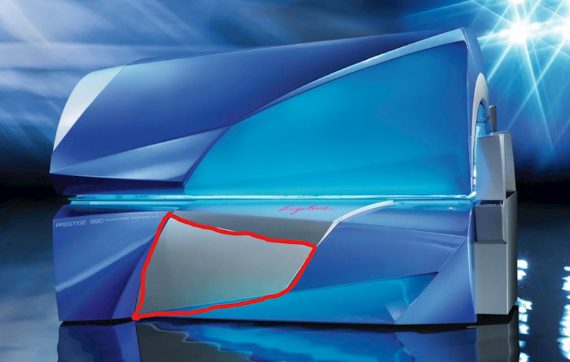 Lakierowanie dolna blenda plastik 3/4 Prestige 990 / 1100 