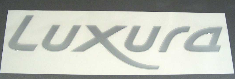 Naklejka 3D napis luxura (Zamiennik) // 3D sticker with the inscription luxura Art 14595(1)