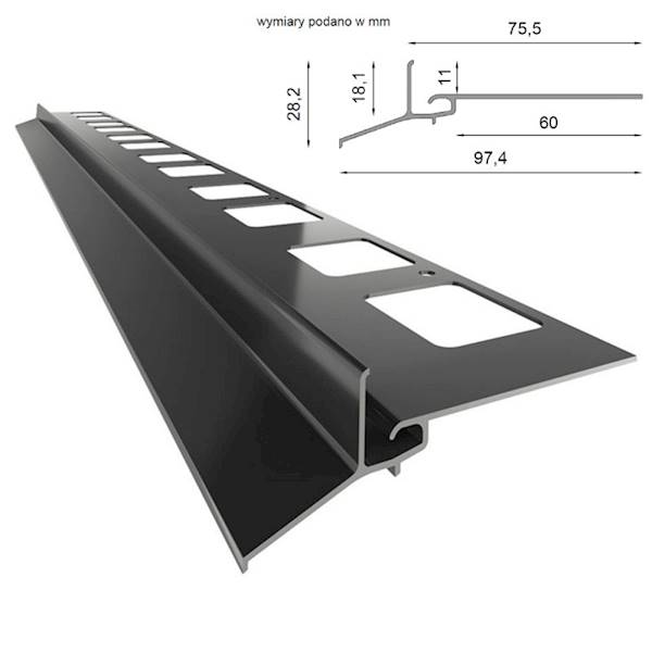 Profil okapowy system K102