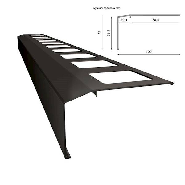 Profil okapowy K301