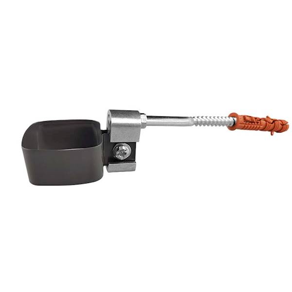 OBEJMA RURY SPUSTOWEJ RK65 45X45 MM DŁ KOŁKA 12CM 7024