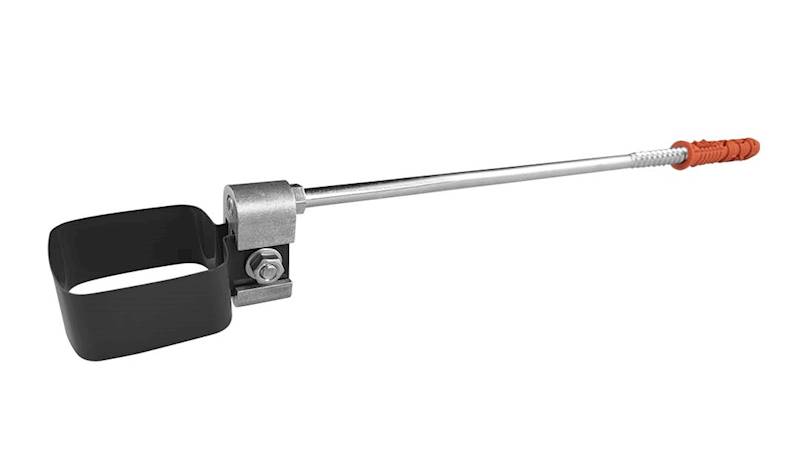 OBEJMA RURY SPUSTOWEJ RK65 45X45 MM DŁ KOŁKA 25CM 7024